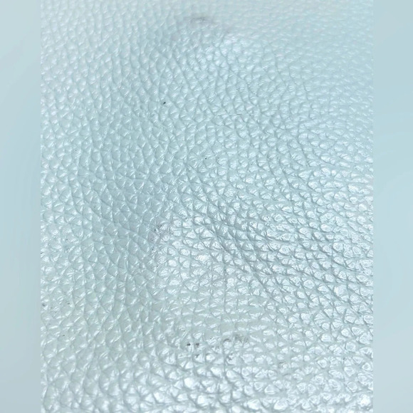 Faux Leather Winter White Envelope Clutch with Removable Gold Chain Strap. - Picture 6 of 6